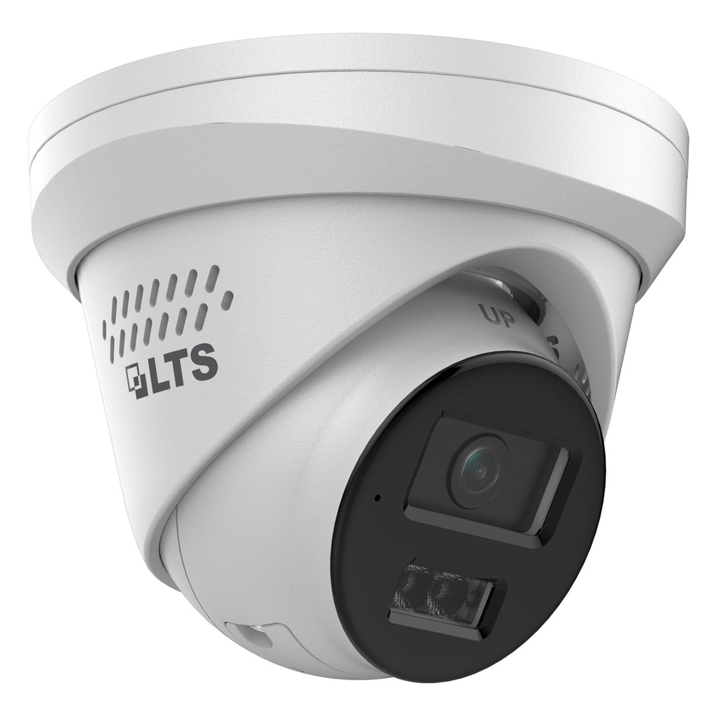 LTS LTCMIP3342WI-28SDL Platinum Plus 4MP Active Deterrence Turret Network Camera 2.8mm