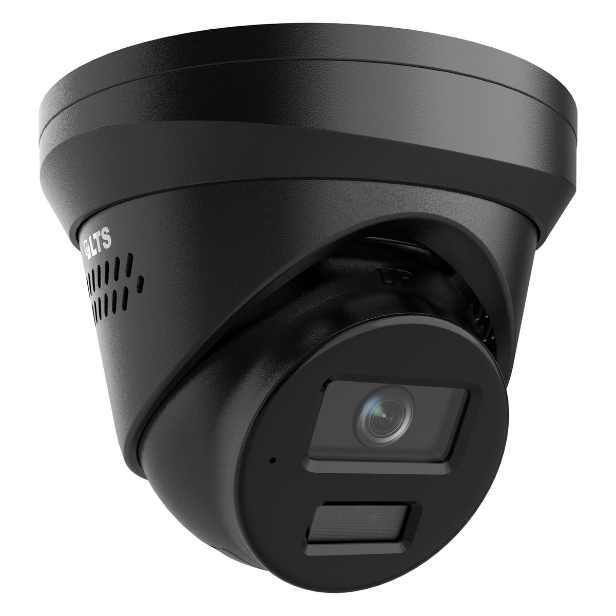 LTS LTCMIP3382WIB-28SDL Platinum Plus 8MP Active Deterrence Black Turret Network Camera 2.8mm
