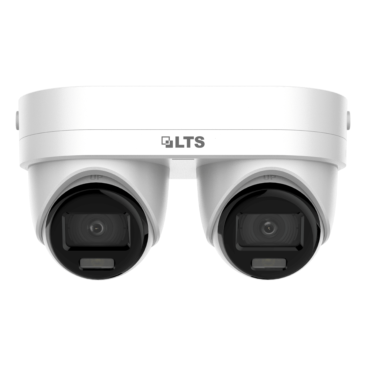 LTS LTCMIP3743W2-DLZ Platinum Plus 4MP Dual-Lens Turret Network Camera Motorized Varifocal